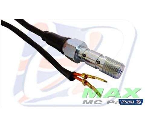 Banjo bolt 2xM10x1 CHROM LIGHT SWITCH