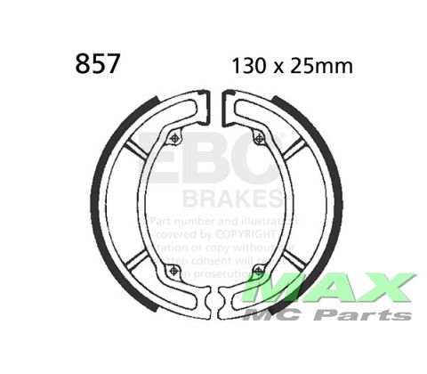 EBC brake shoe set 857