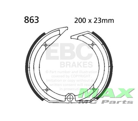 EBC brake shoe set 863