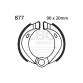 EBC brake shoe set 877
