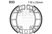 EBC brake shoe set 890