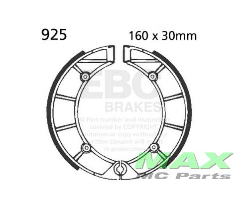 EBC brake shoe set 925 