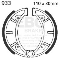 EBC brake shoe set 933