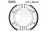 EBC grooved brake shoe set 934G
