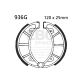 EBC grooved brake shoe set 936G