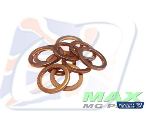 Kobber-skiver (1=10stk) 10MM -NORMAL STD