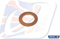 Kobber-skiver. 1=10 stk) 8MM