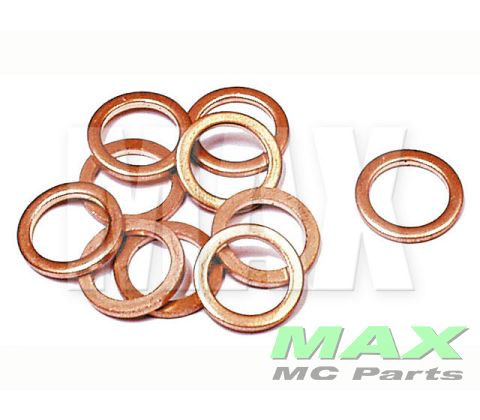 Kobber-skiver. 1=10stk) 11MM.