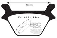 EBC EXTREME PRO DOUBLE H EPFA200HH