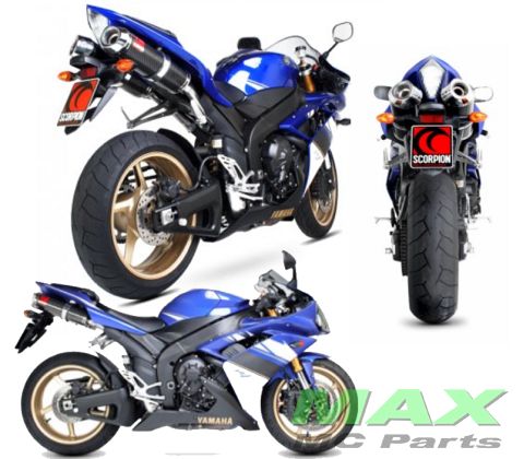 SCORPION Lyddæmper CARBON OVAL SÆT