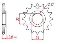 Forkædehjul RacePro 402/16T BMW F650 G65