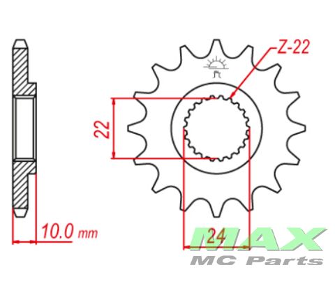Forkædehjul RacePro 402/16T BMW F650 G65