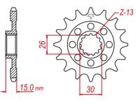 Forkædehjul RacePro 4047/17T BMW S1000