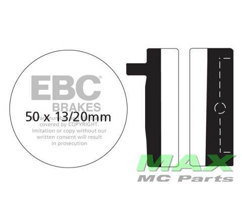 EBC Disc pad set FRONT FA012 CB750K0-K6