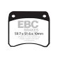 EBC Double- H Sintered Sportbike pad set