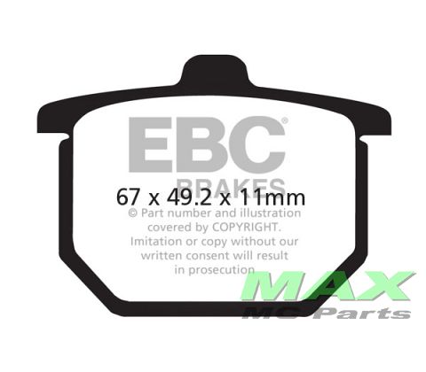 EBC Disc pad set FA029 FRONT GOLDWING
