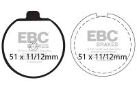 EBC Disc pad set FA035 FRONT GS400 GS750