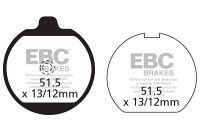 EBC Disc pad set FA037 *EVT : VD-412KV*