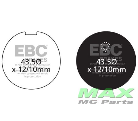 EBC Disc pad set FA039 FRONT