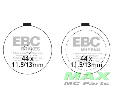 EBC Disc pad set FA046