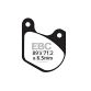 EBC Disc pad set FA072