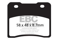 EBC Disc pad set *FRONT* FA102