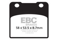 EBC Disc pad *FRONT/REAR* FA103