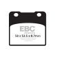 EBC Disc pad *FRONT/REAR* FA103