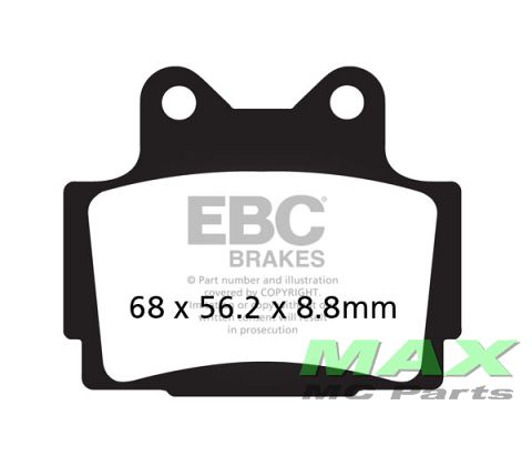 EBC Disc pad set FRONT FA104 FZS600 FAZE