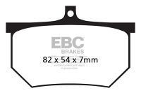 EBC Disc pad set FA107/2A