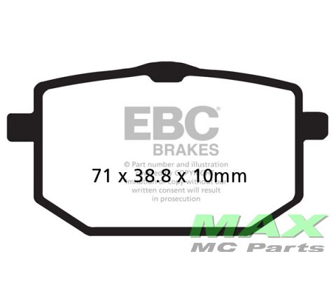 EBC Disc pad set*FRONT* FA118