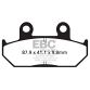 EBC Disc pad *FRONT*FA124/2 *9,8MM*