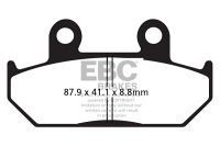 EBC Disc pad *FRONT* FA124 8,8MM