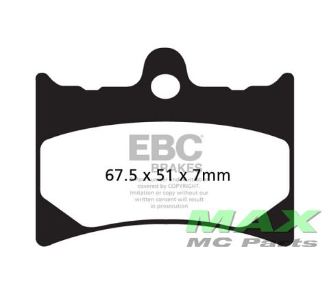 EBC Double- H Sintered Sportbike pad set