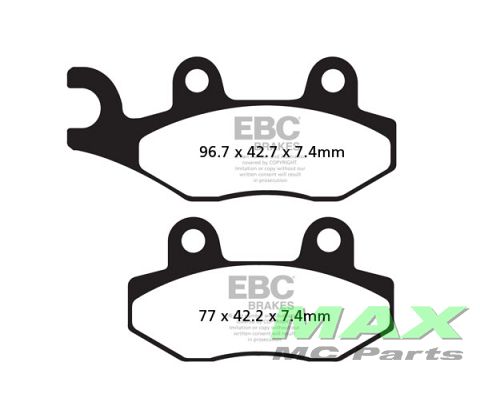 EBC Disc pad set FA135TT SPC MX