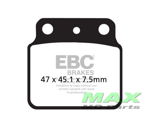 EBC Disc pad set REAR FA137R*USE:FA137TT