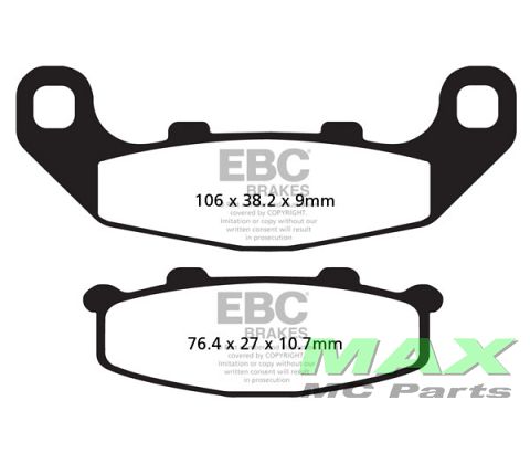 EBC Disc pad *FRONT/REAR* FA141