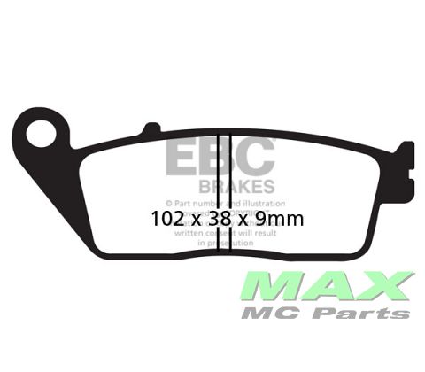 EBC Disc pad set *FRONT(REAR)* FA142