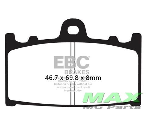EBC Disc pad set *FRONT* FA158