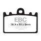 EBC Disc pad set FRONT FA180 ZXR400