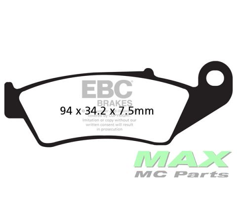 EBC Sintered PROFF Race*FRONT*FA185MXS