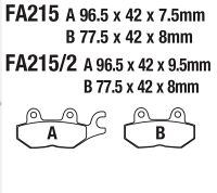 EBC Sintered *FRONT/REAR* FA215HH