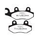 EBC Disc pad set FRONT FA228