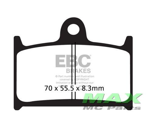 EBC Disc pad *FRONT* FA236 TRIUMPH
