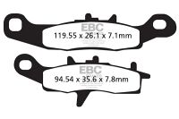 EBC Disc pad set FRONT FA258R KX85 RM85