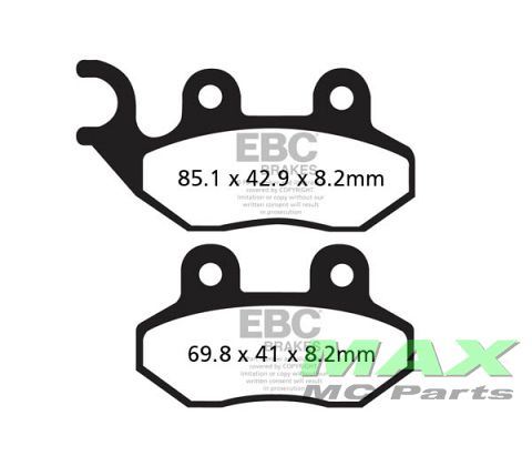 EBC Disc pad set FA264 *USE: SFA264*