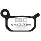 EBC Disc pad set F/R FA325R KTM