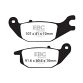 EBC Disc pad set REAR FA343 CBR125 XL125