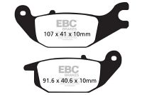 EBC Disc pad set REAR FA343 CBR125 XL125