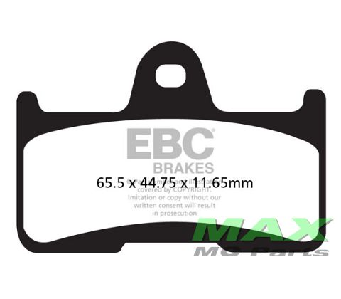 EBC Disc pad set REAR FA344TT DIRT/MX